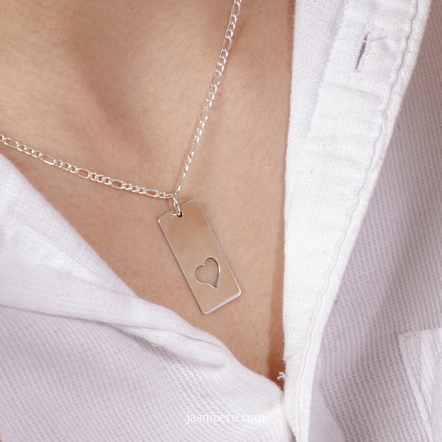 Dije Corazón y Placa - Imagen 3