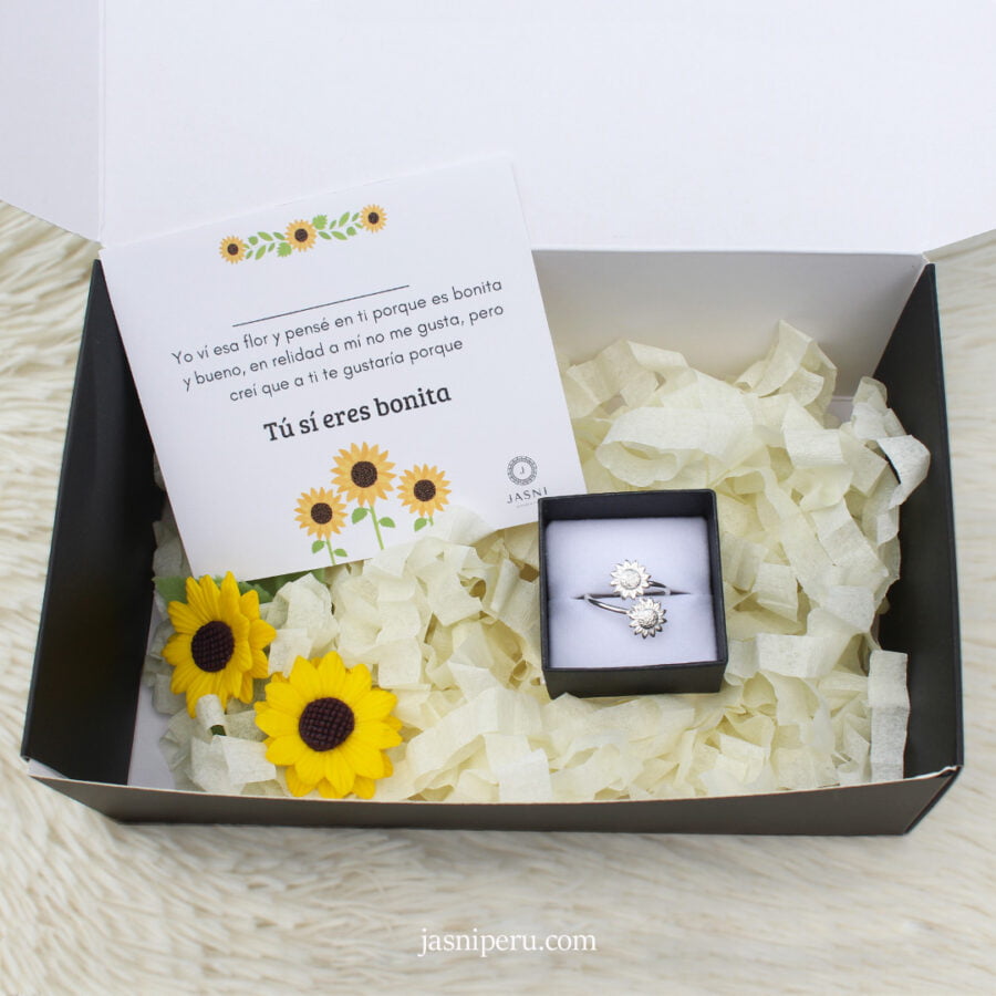 Pack Anillo Doble Girasol