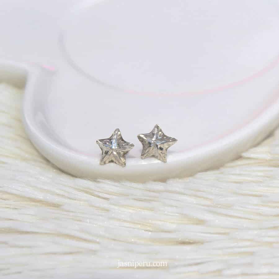 Arete Estrella Diamantada - Imagen 2