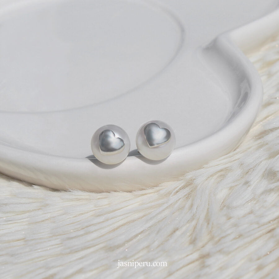 Arete Perlita y Corazón - Imagen 2