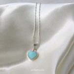 Collar Corazón Amazonita - Imagen 2