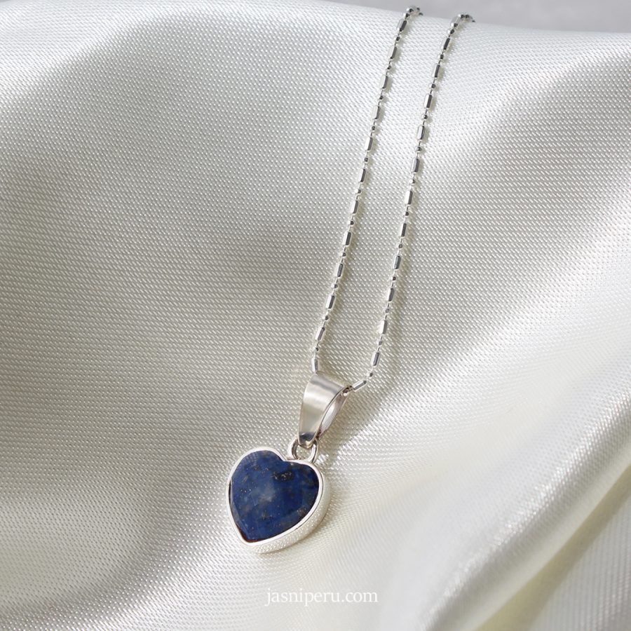 Collar Corazón Lapizlazuli - Imagen 2