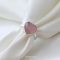 Anillo Corazón Cuarzo Rosa