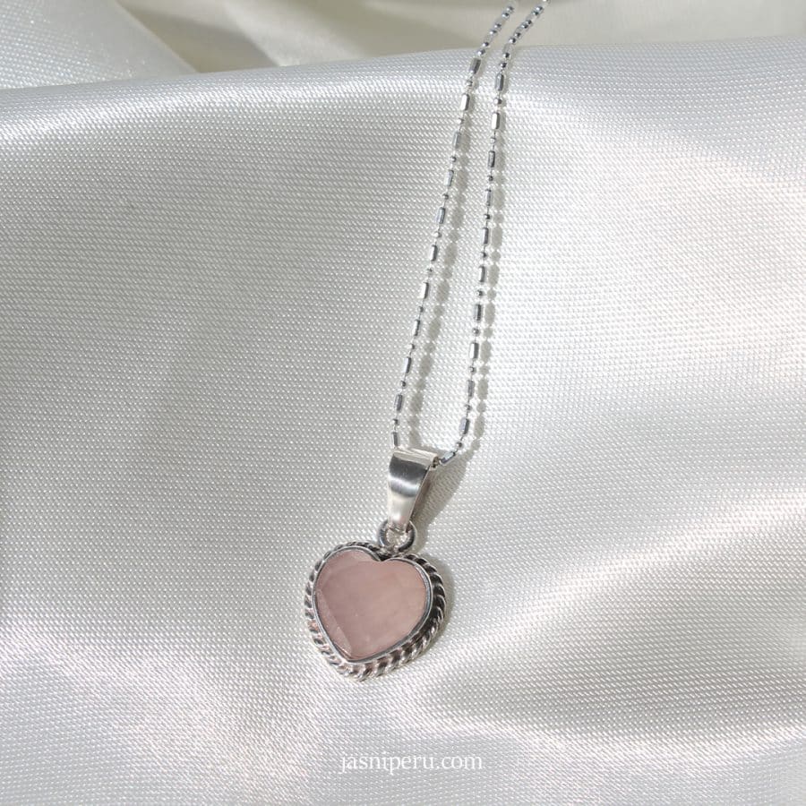 Collar Entorchado Cuarzo Rosa - Imagen 2