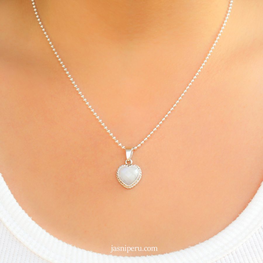 Collar Piedra Luna Entorchado