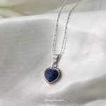 Collar Lapizlazuli Corazón Entorchado - Imagen 3