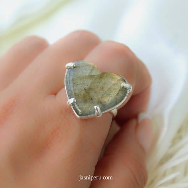 Anillo maxianillo Labradorita