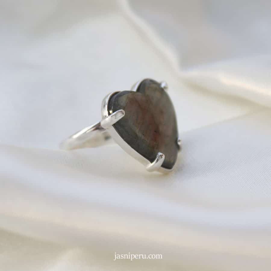 Anillo maxianillo Labradorita - Imagen 3