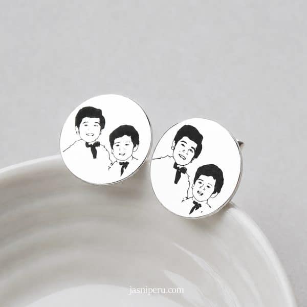 Gemelos personalizados con rostro (a pedido)