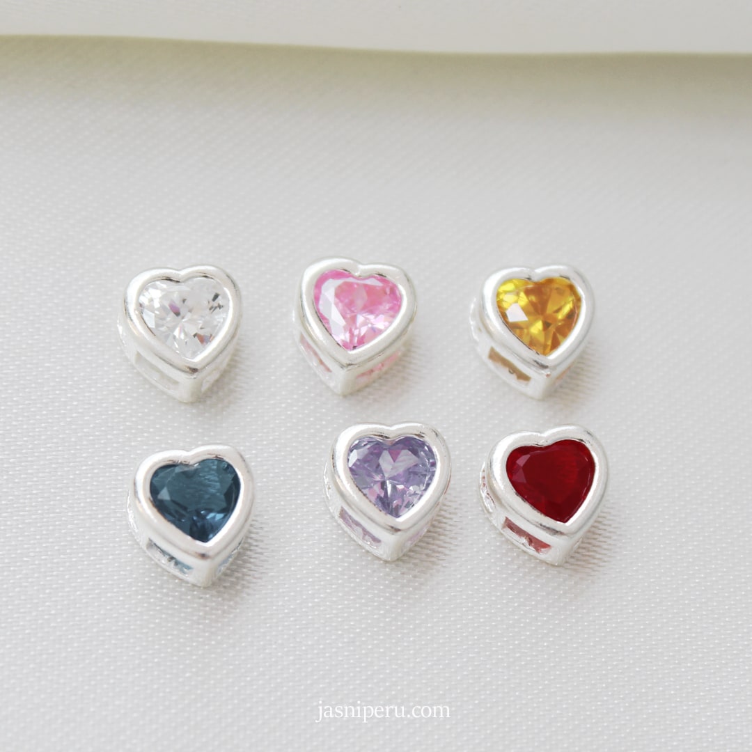 Collar Dije + Punto de Luz de corazón pasante - Imagen 2