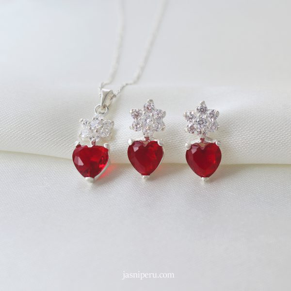 Juego Corazón y Flor